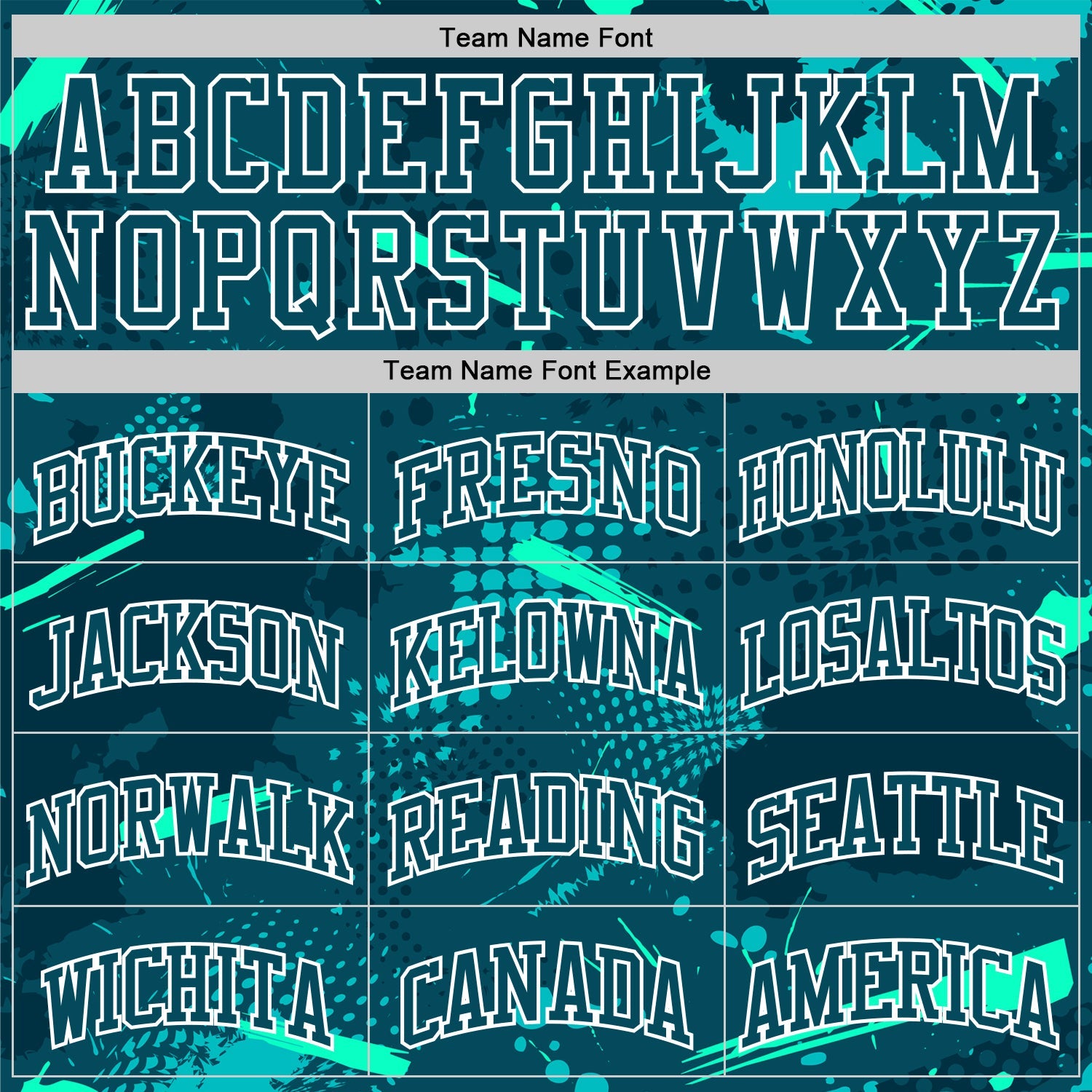 Custom Green Aqua-White Splash Round Neck Sublimation Basketball Suit Jersey