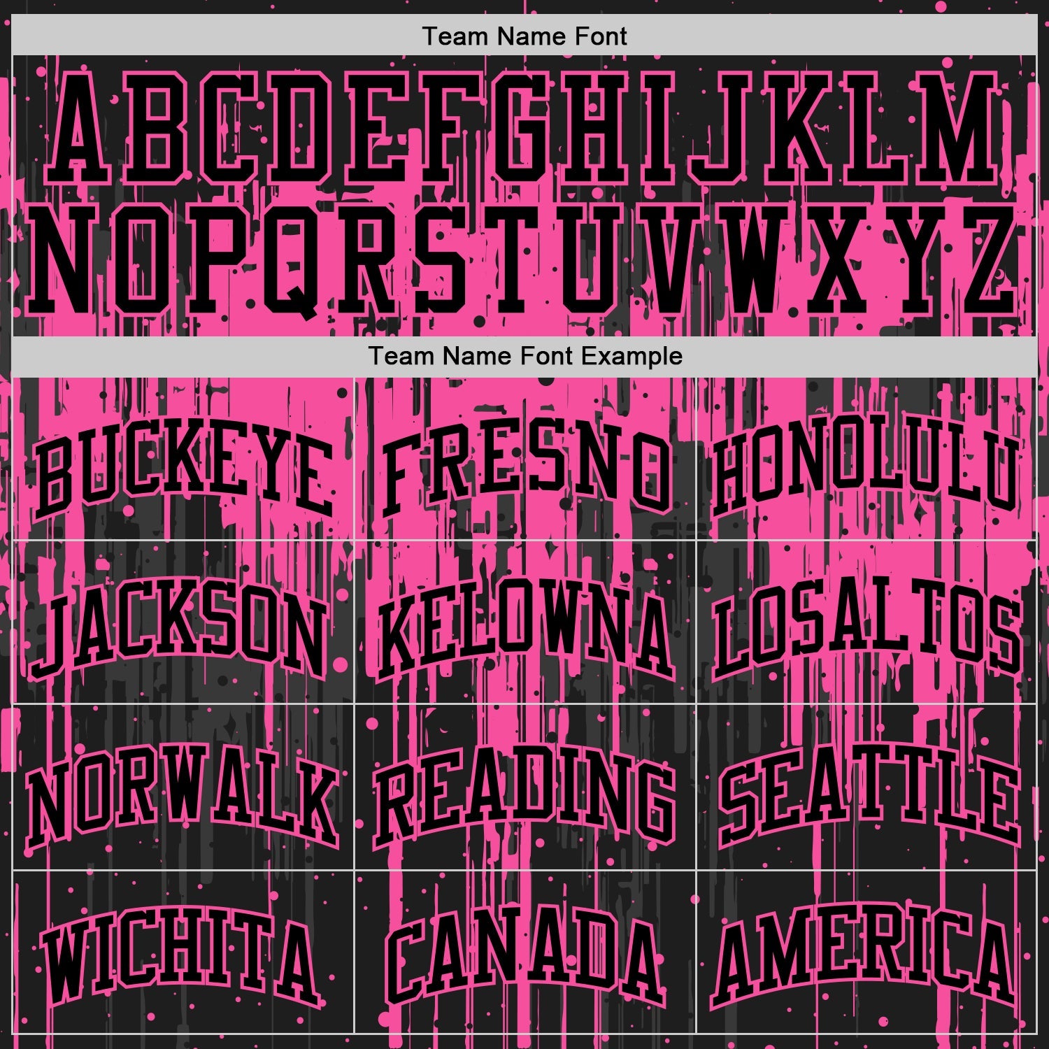 Custom Black Pink Dripping Splatter Art Round Neck Sublimation Basketball Suit Jersey