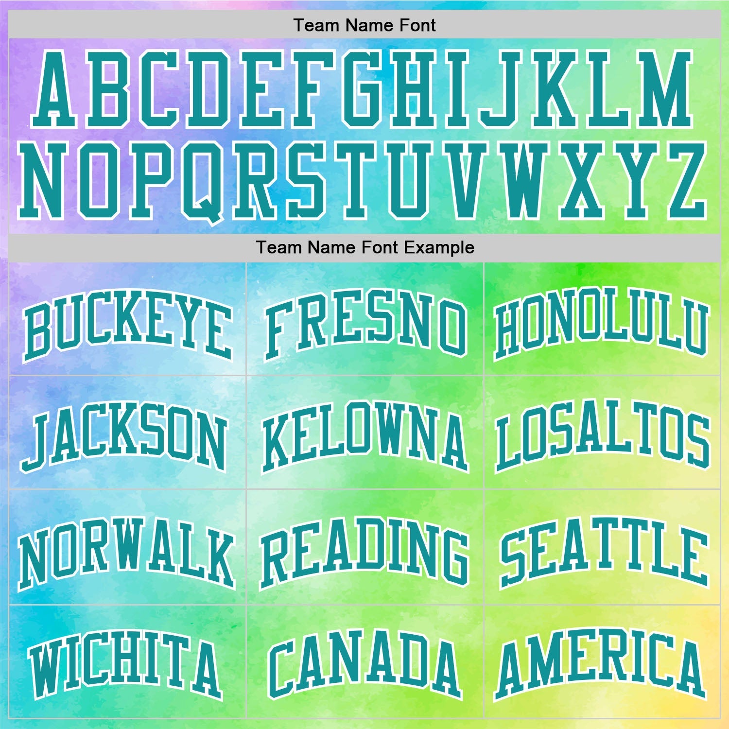 Custom Tie Dye Teal-White Round Neck Sublimation Basketball Suit Jersey