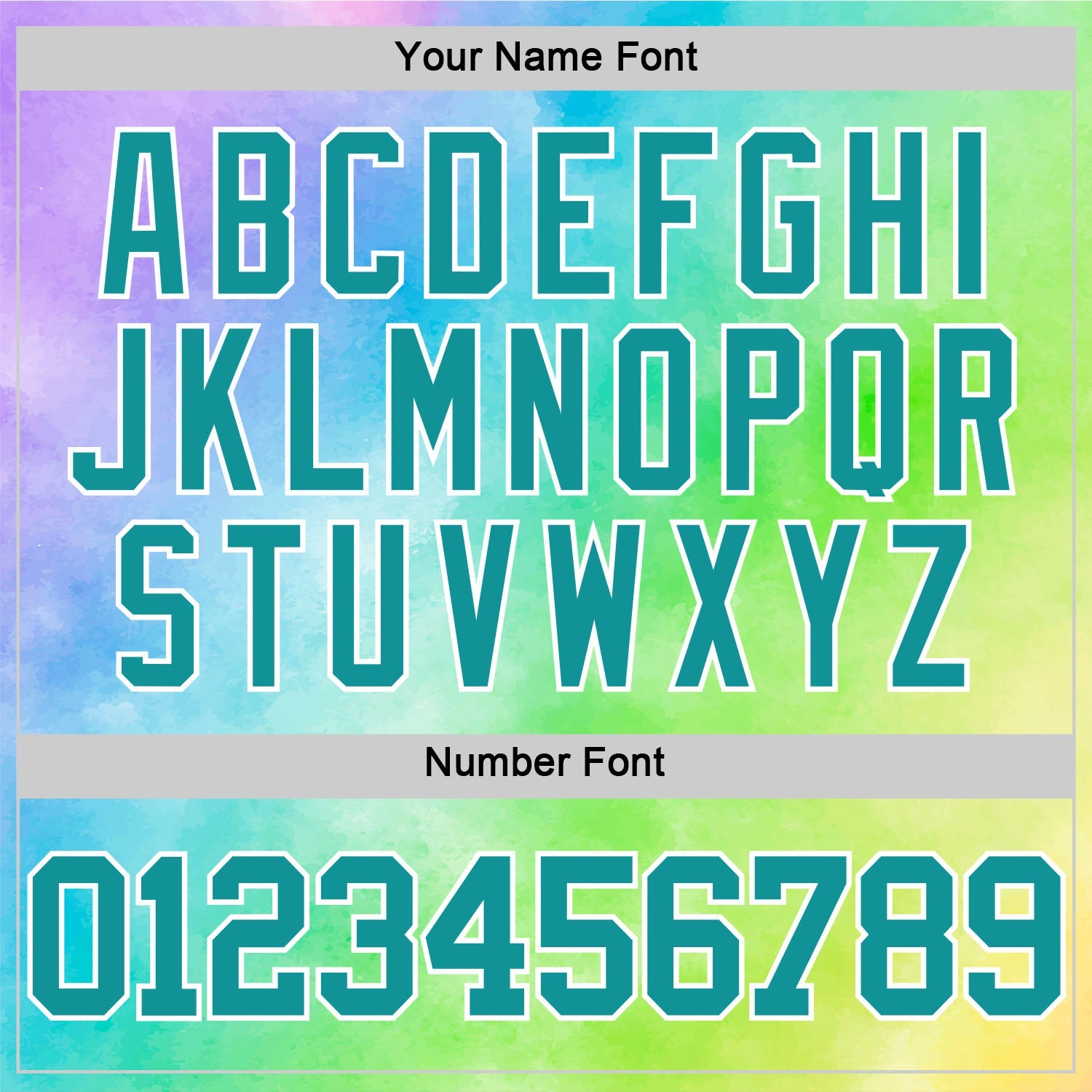 Custom Tie Dye Teal-White Round Neck Sublimation Basketball Suit Jersey