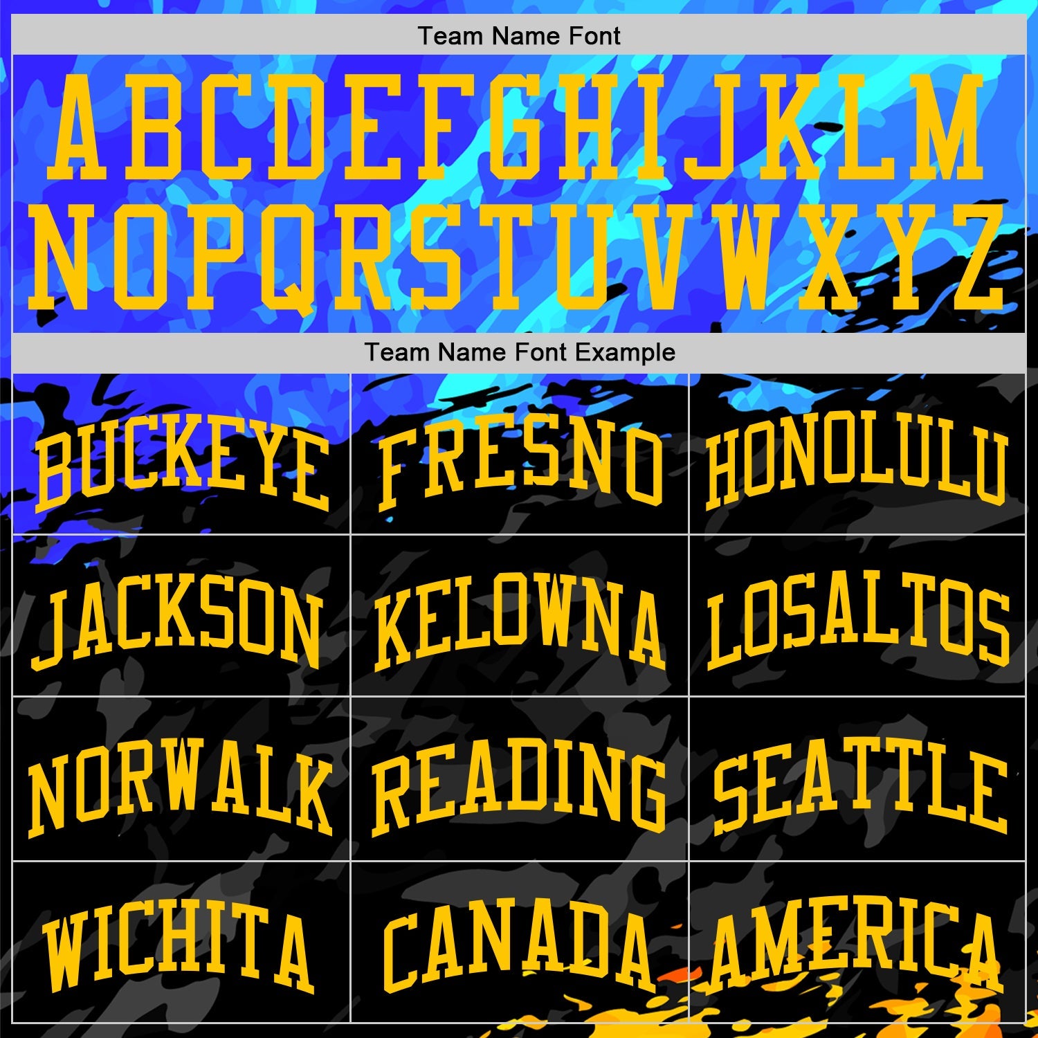 Custom Figure Yellow Royal-Black Splash Round Neck Sublimation Basketball Suit Jersey