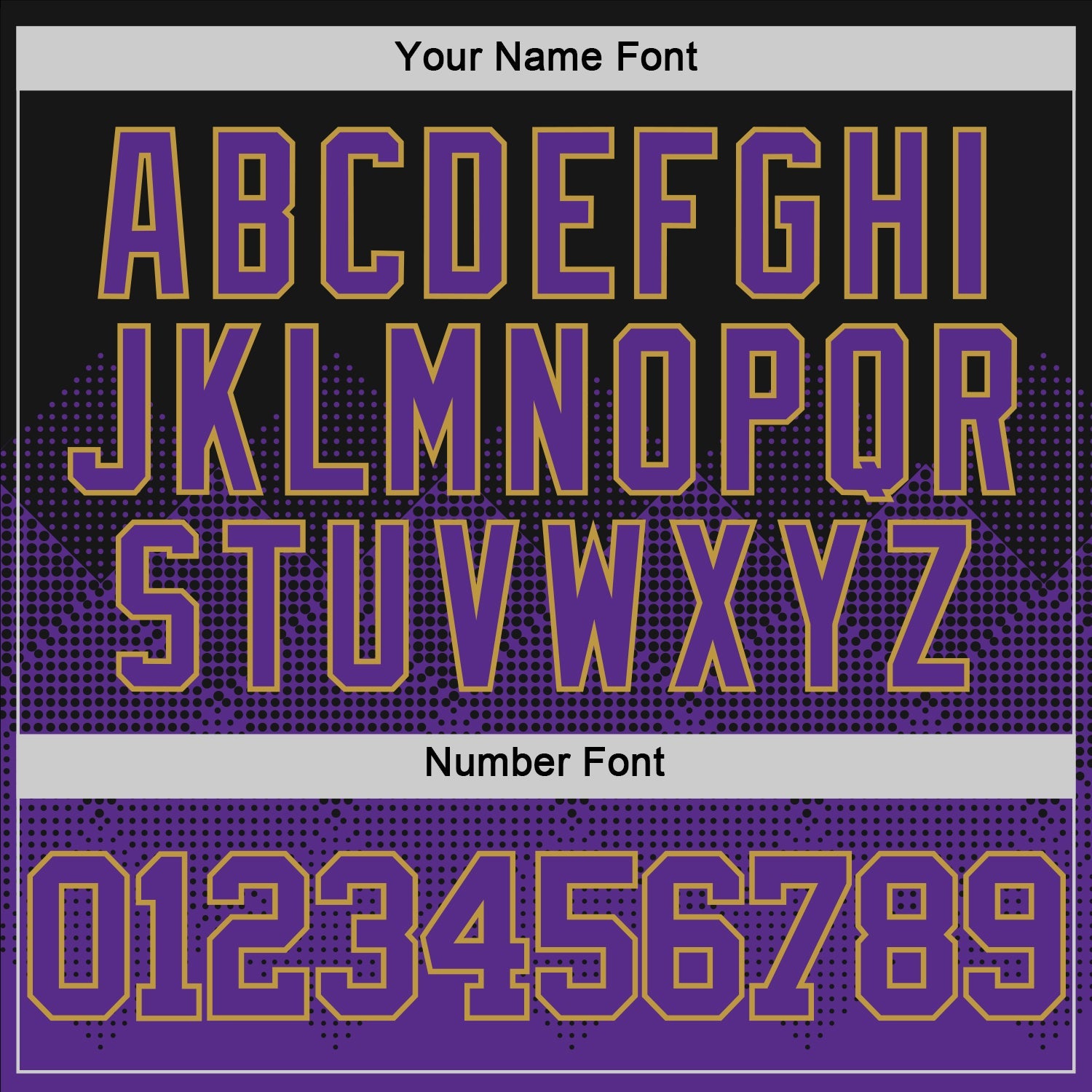 Custom Black Purple-Old Gold Fade Fashion Round Neck Sublimation Basketball Suit Jersey