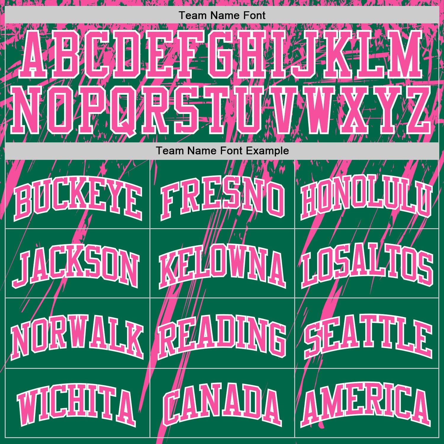 Custom Kelly Green Pink-White Splash Round Neck Sublimation Basketball Suit Jersey