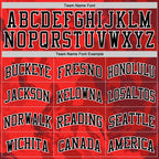 Custom Red Black-White Splash Round Neck Sublimation Basketball Suit Jersey