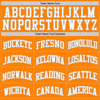 Custom Bay Orange White-Gray Authentic Basketball Jersey