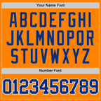 Custom Bay Orange Royal-White Authentic Basketball Jersey