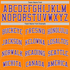Custom Bay Orange Purple-White Authentic Basketball Jersey