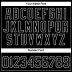 Custom Black Black-White Authentic Sleeveless Baseball Jersey