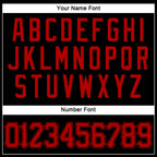 Custom Black Red Authentic Sleeveless Baseball Jersey