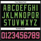 Custom Black Pink-Neon Green Authentic Sleeveless Baseball Jersey
