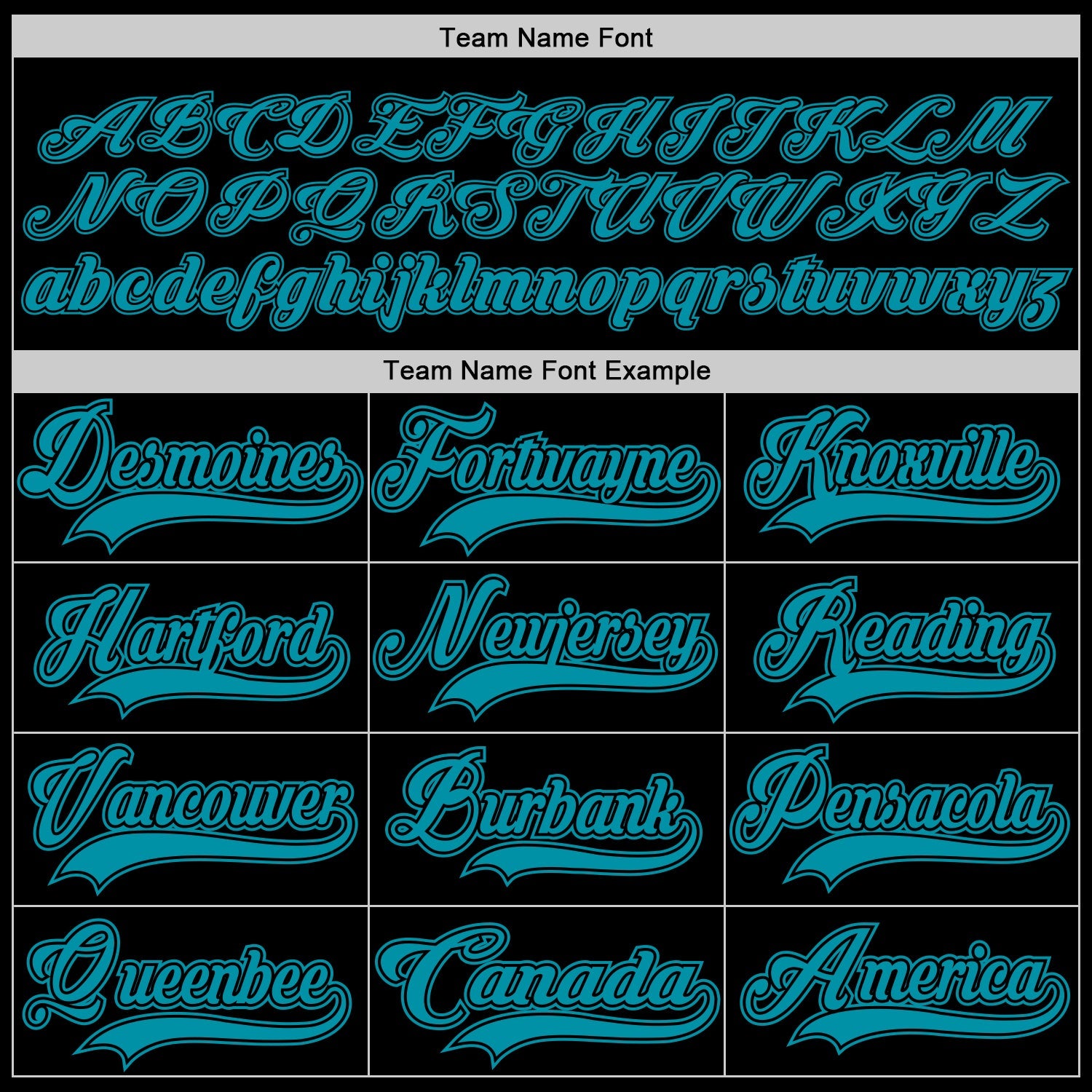 Custom Black Teal Hockey Jersey