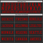 Custom Black White-Red Mesh Authentic Football Jersey