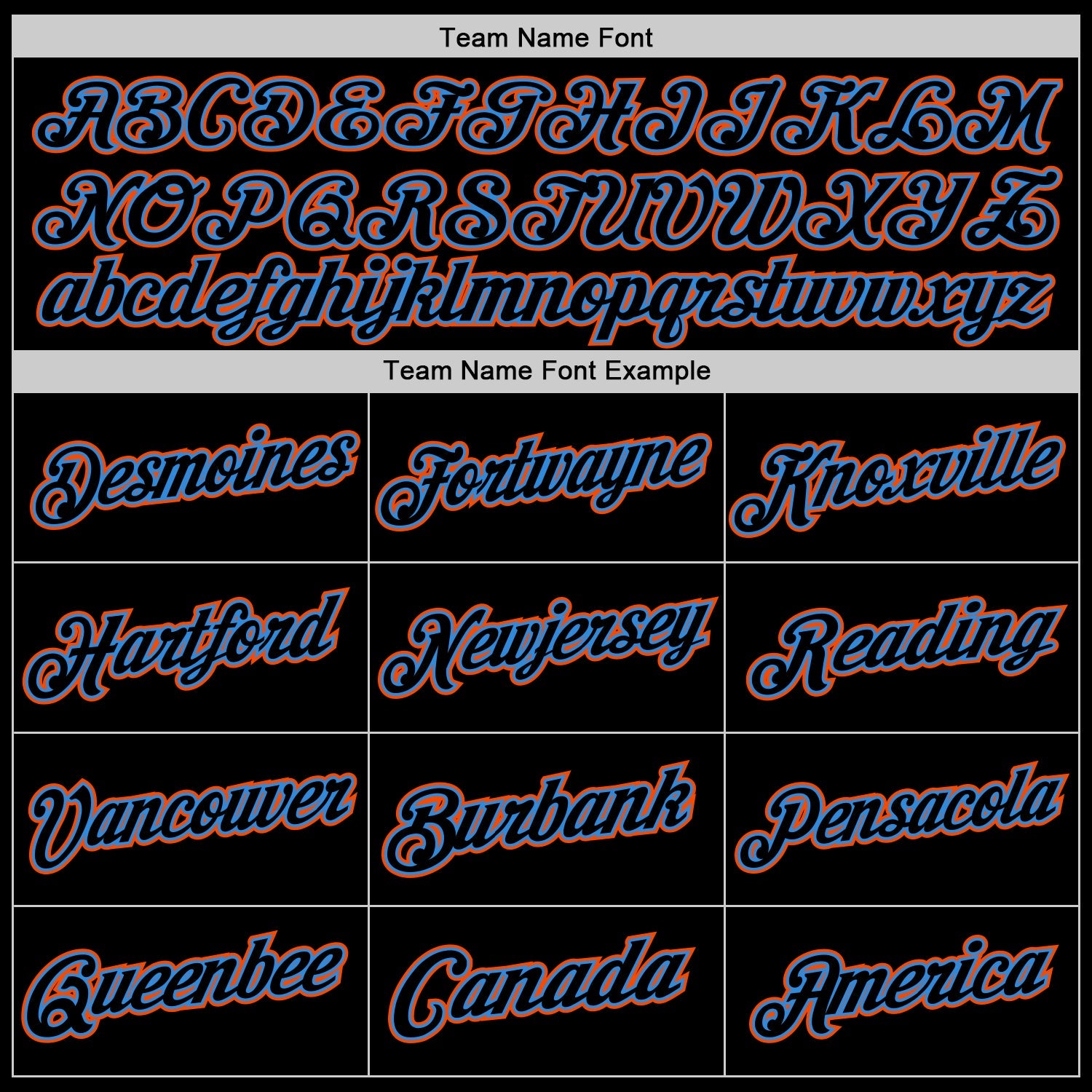 Custom Black Powder Blue-Orange Authentic Throwback Basketball Jersey