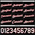 Custom Black White-Red Authentic Basketball Jersey