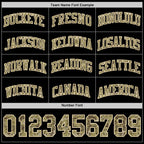 Custom Black Camo-Cream Authentic Basketball Jersey