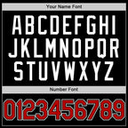 Custom Black Red-White Authentic Basketball Jersey