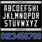 Custom Black Royal-White Authentic Basketball Jersey