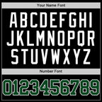 Custom Black Green-White Authentic Basketball Jersey