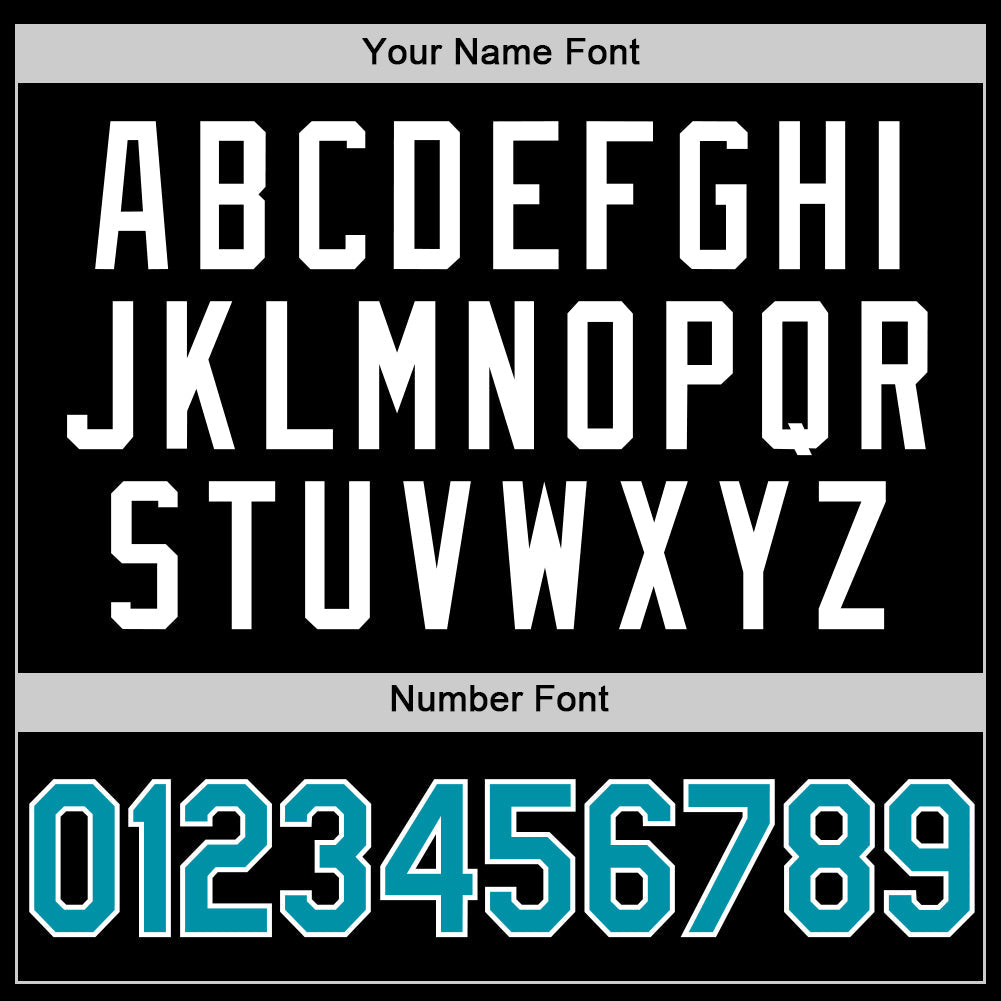 Custom Black Teal-White Authentic Basketball Jersey