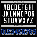 Custom Black Royal White-Red Authentic Basketball Jersey