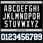 Custom Black White-Light Blue Authentic Basketball Jersey