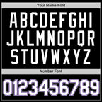 Custom Black White Purple-Gray Authentic Basketball Jersey