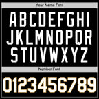 Custom Black White-Old Gold Authentic Basketball Jersey