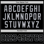 Custom Black Gray Authentic Basketball Jersey