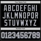 Custom Black Gray Authentic Basketball Jersey