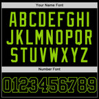 Custom Black Neon Green Authentic Basketball Jersey