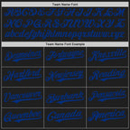 Custom Black Royal Authentic Baseball Jersey