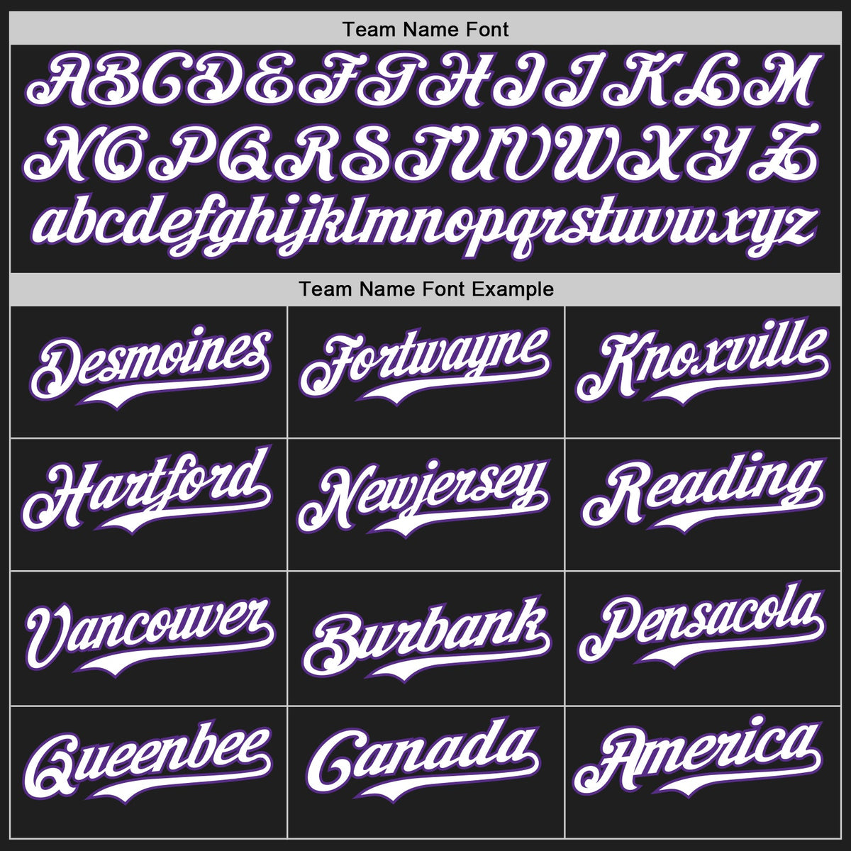 Custom Black Purple-White Authentic Baseball Jersey