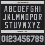 Custom Black Gray Authentic Baseball Jersey