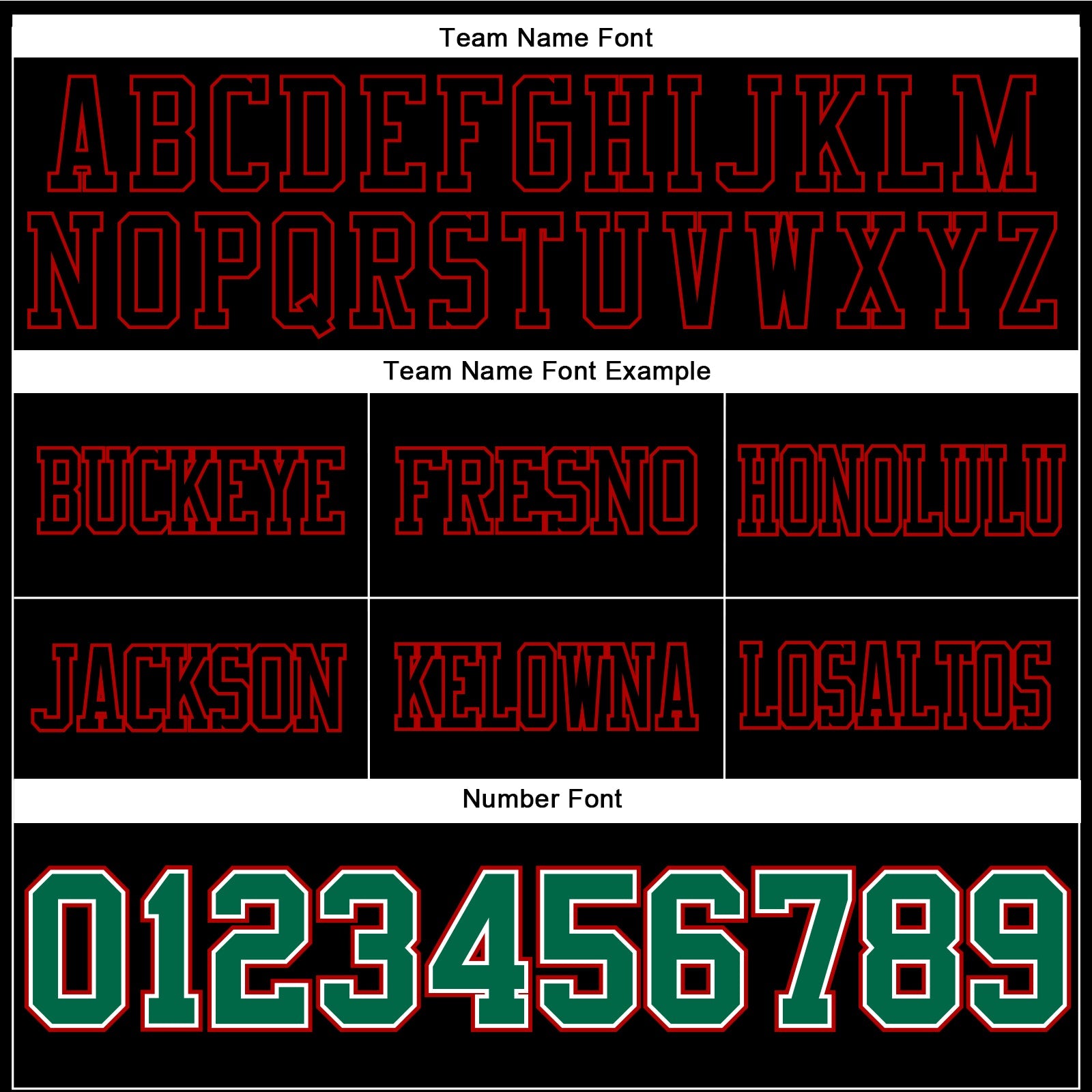 Custom Black Kelly Green White-Red Authentic Football Jersey