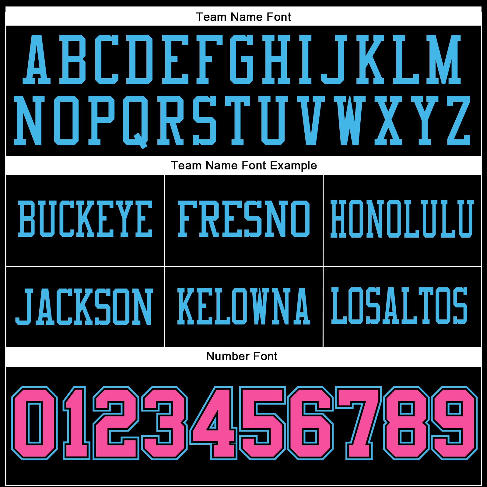 Custom Black Pink-Sky Blue Authentic Football Jersey