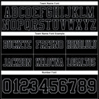 Custom Black Gray Authentic Football Jersey