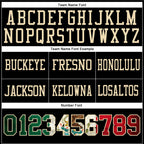 Custom Black Vintage Mexican Flag-Cream Authentic Football Jersey