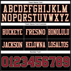 Custom Black Cardinal-Cream Authentic Football Jersey