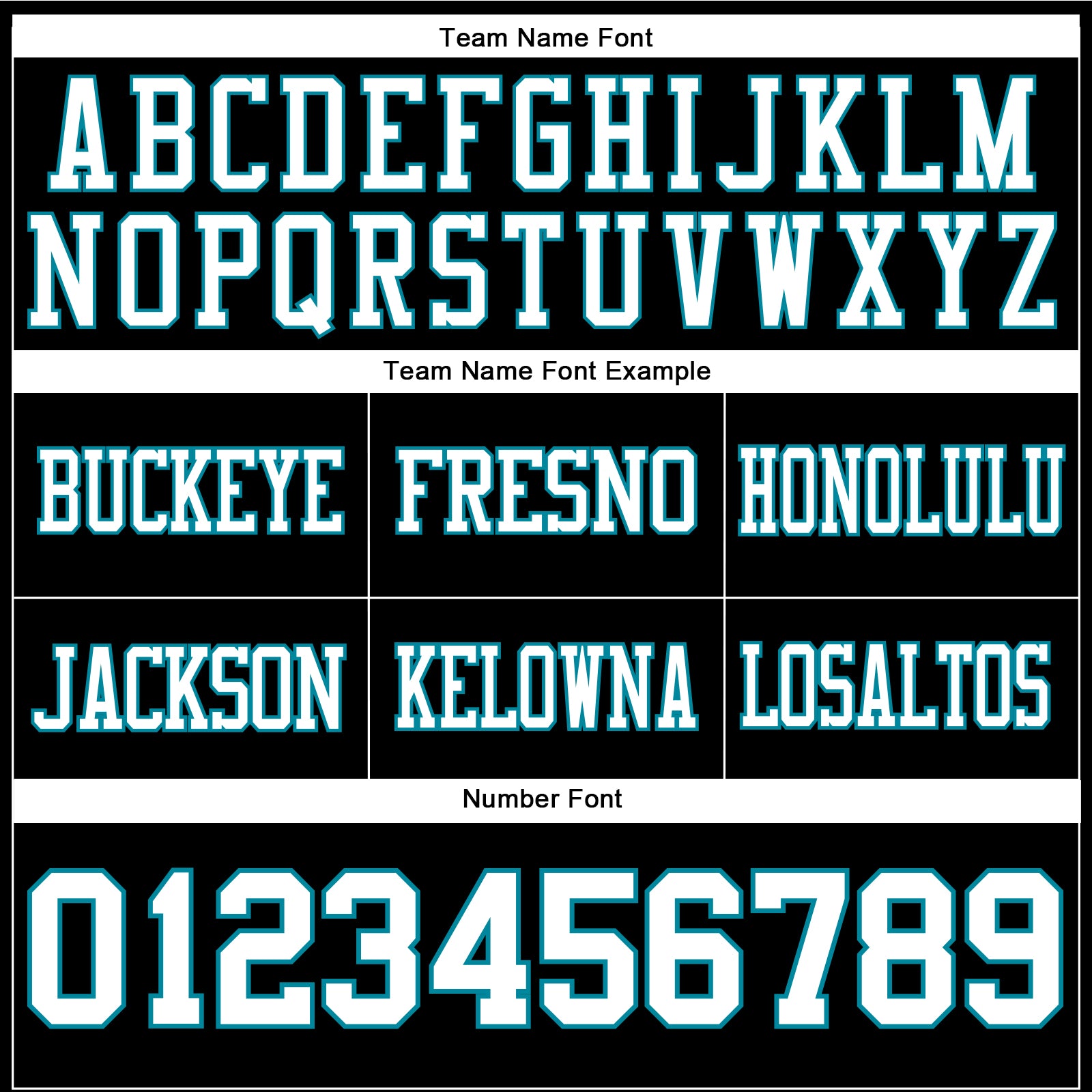 Custom Black White-Teal Authentic Football Jersey