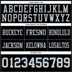 Custom Black Silver Authentic Football Jersey