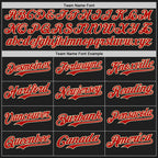 Custom Black Cream-Red Authentic Baseball Jersey