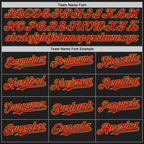 Custom Black Red-Old Gold Authentic Baseball Jersey