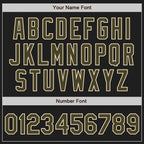Custom Black Olive-Cream Authentic Baseball Jersey
