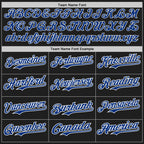 Custom Black Royal-White Authentic Baseball Jersey