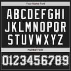 Custom Black White Authentic Baseball Jersey