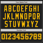 Custom Black Gold Authentic Baseball Jersey