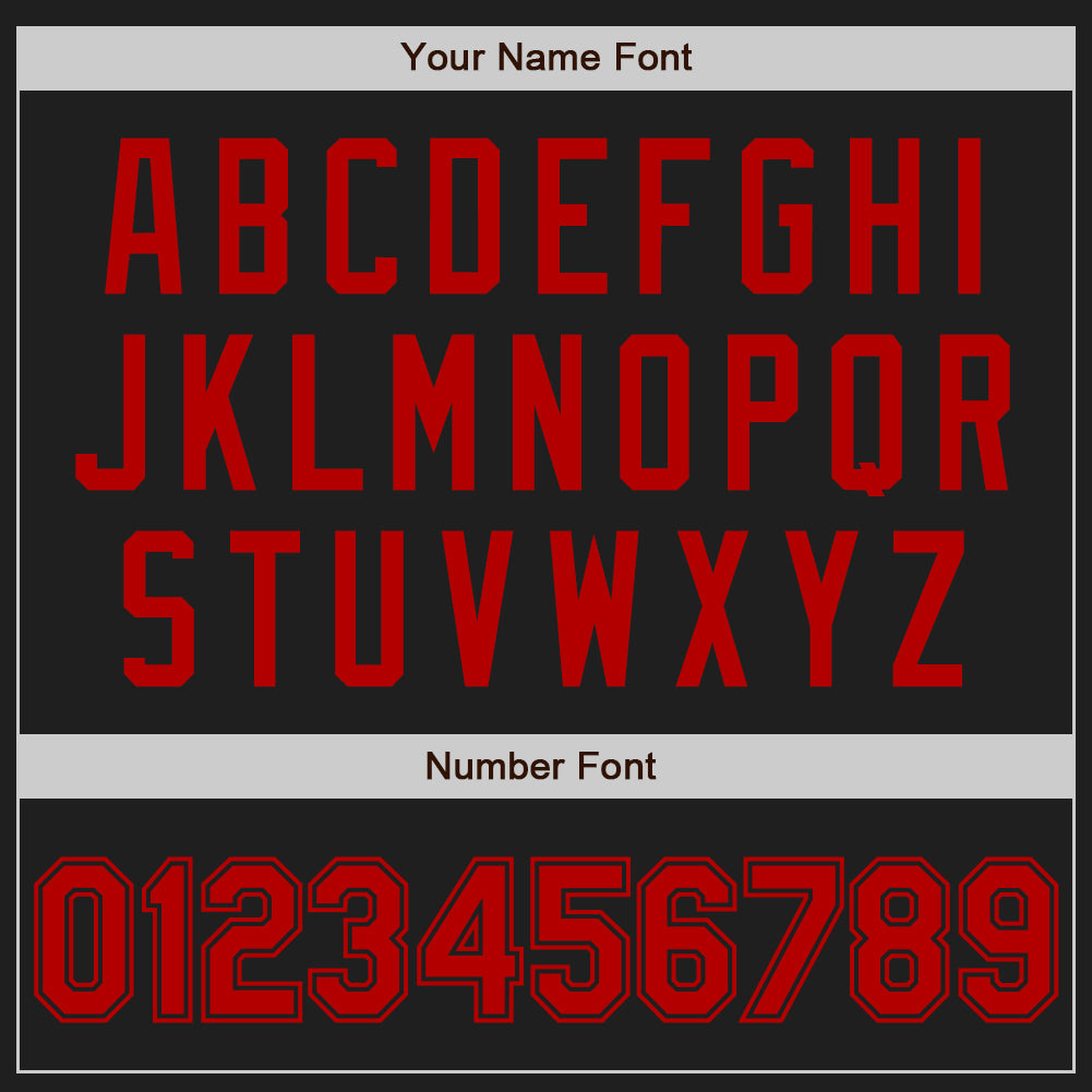 Custom Stitched Black Red Baseball Pullover Sweatshirt Hoodie