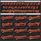 Custom Stitched Black Camo-Red Baseball Pullover Sweatshirt Hoodie