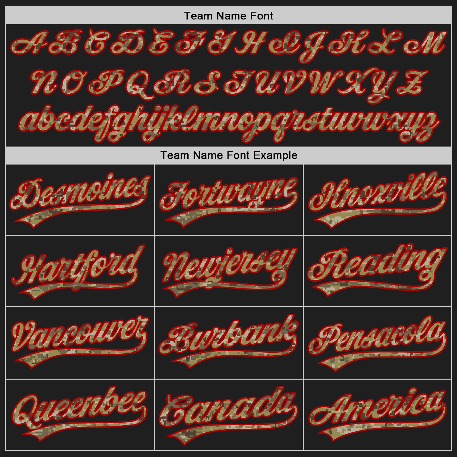 Custom Stitched Black Camo-Red Baseball Pullover Sweatshirt Hoodie