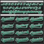 Custom Stitched Black Kelly Green-White Baseball Pullover Sweatshirt Hoodie